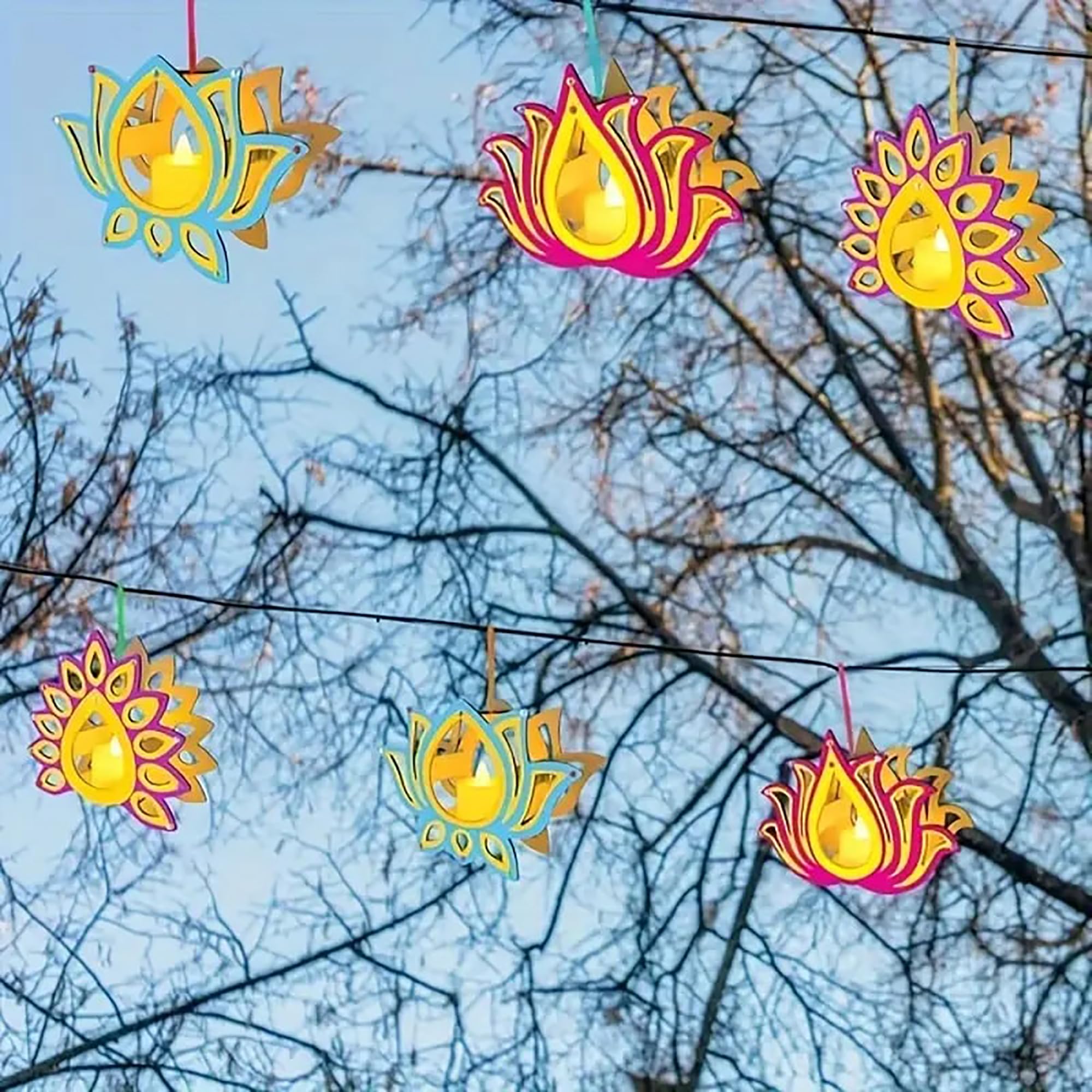 Plants Nature Cutouts: Shop Online Pcs DIY Wooden Lotus Kit