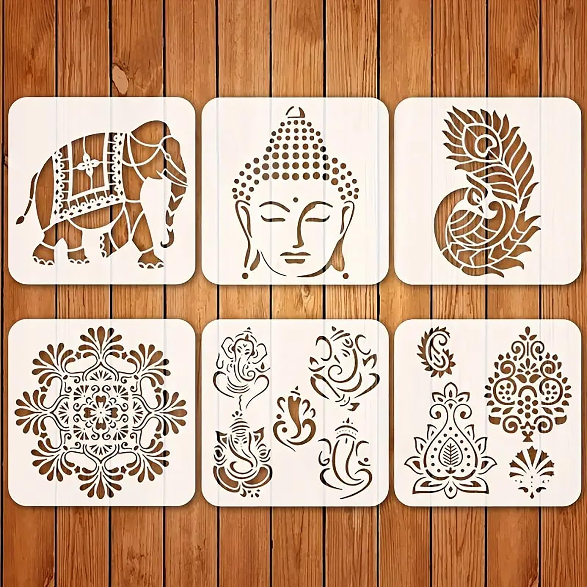 reusable stencils for wall painting mandala template stencils elephant buddha elephant and buddha art stencils peacock stencils for craft and art stencil for wall painting home