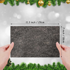 American Elm Dark Gray Felt Sheets 32 Pcs Craft Felt for DIY Projects, Sewing, School Crafts Hand Wash Only