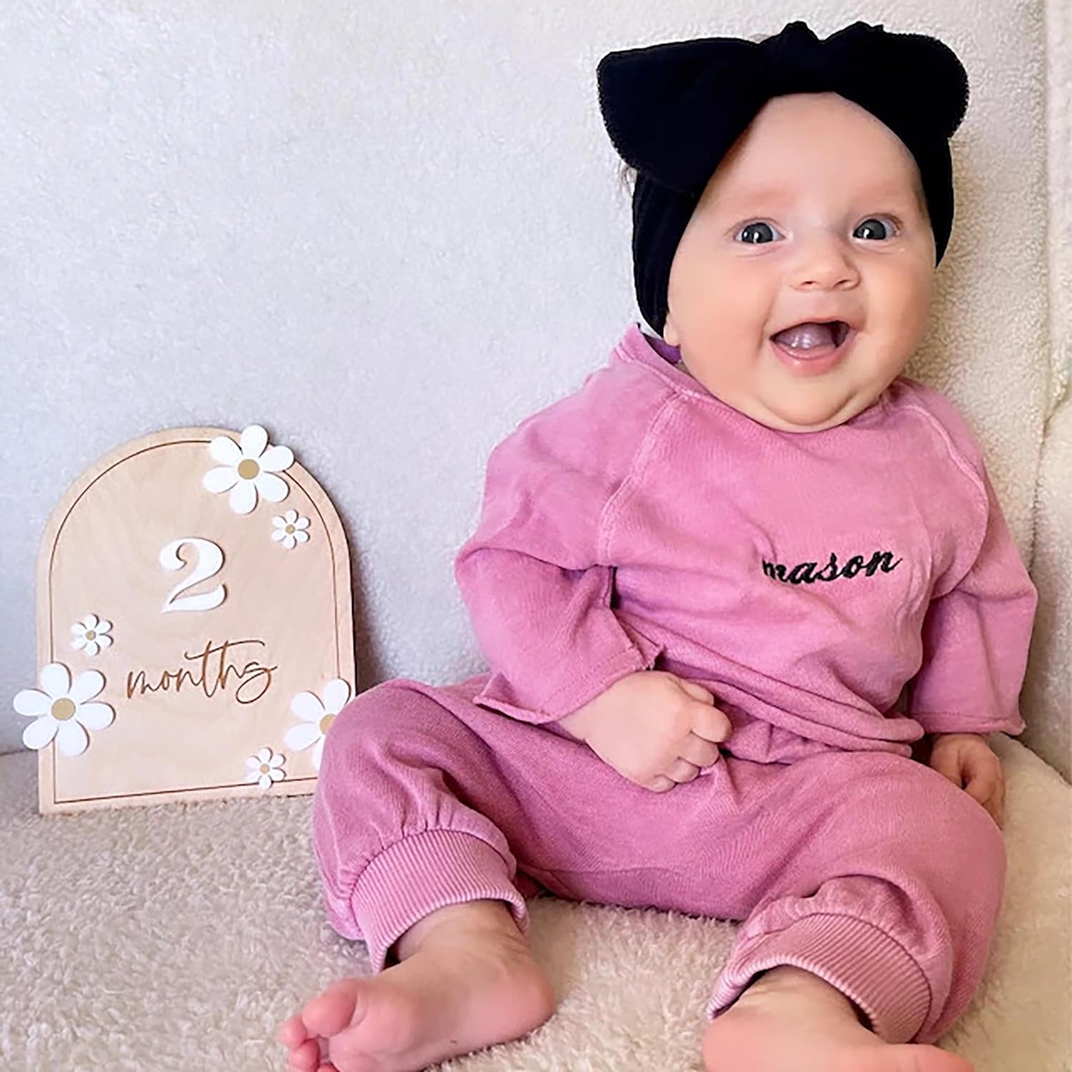mdf baby milestone blocks
