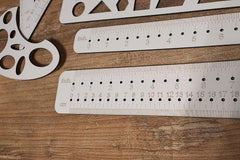 Cliths Ruler Set for Drawing Spirograph Design and Easy Circles Precision Geometry Tool for Artists Students Engineers