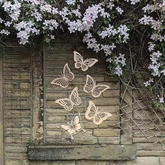 Cliths Set of 6 Butterfly Wall Decorations for Girls Room