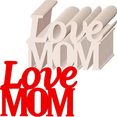 Bulk pack DIY wood cutouts for handmade Mother's Day gifts