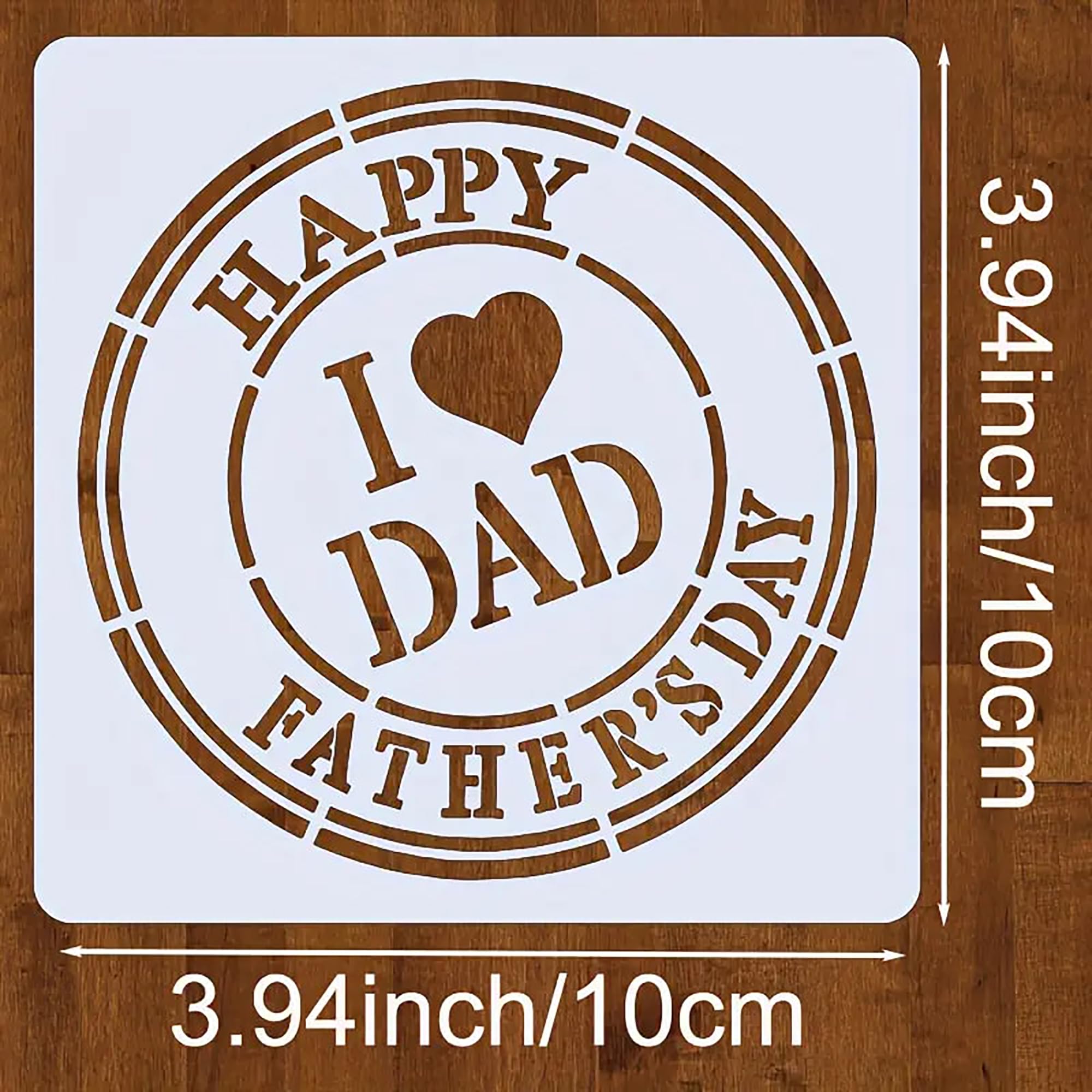fathers day stencil set 9 pieces