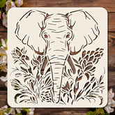 elephant stencil for diy art and craft