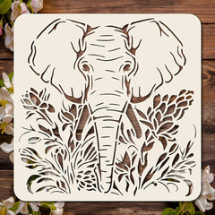 elephant stencil for diy art and craft