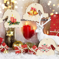 Christmas decorations including a reindeer, candles, and 'Merry Christmas' sign with a warm glow.