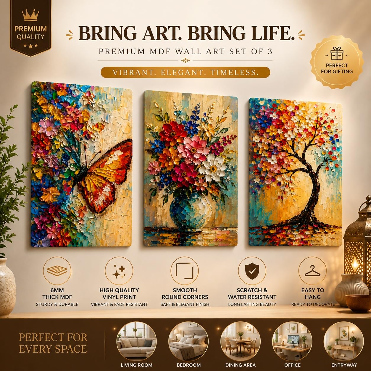 Ready to Hang Nature Wall Decor