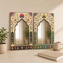 Ready to Hang Jharokha Mirror Wall Art