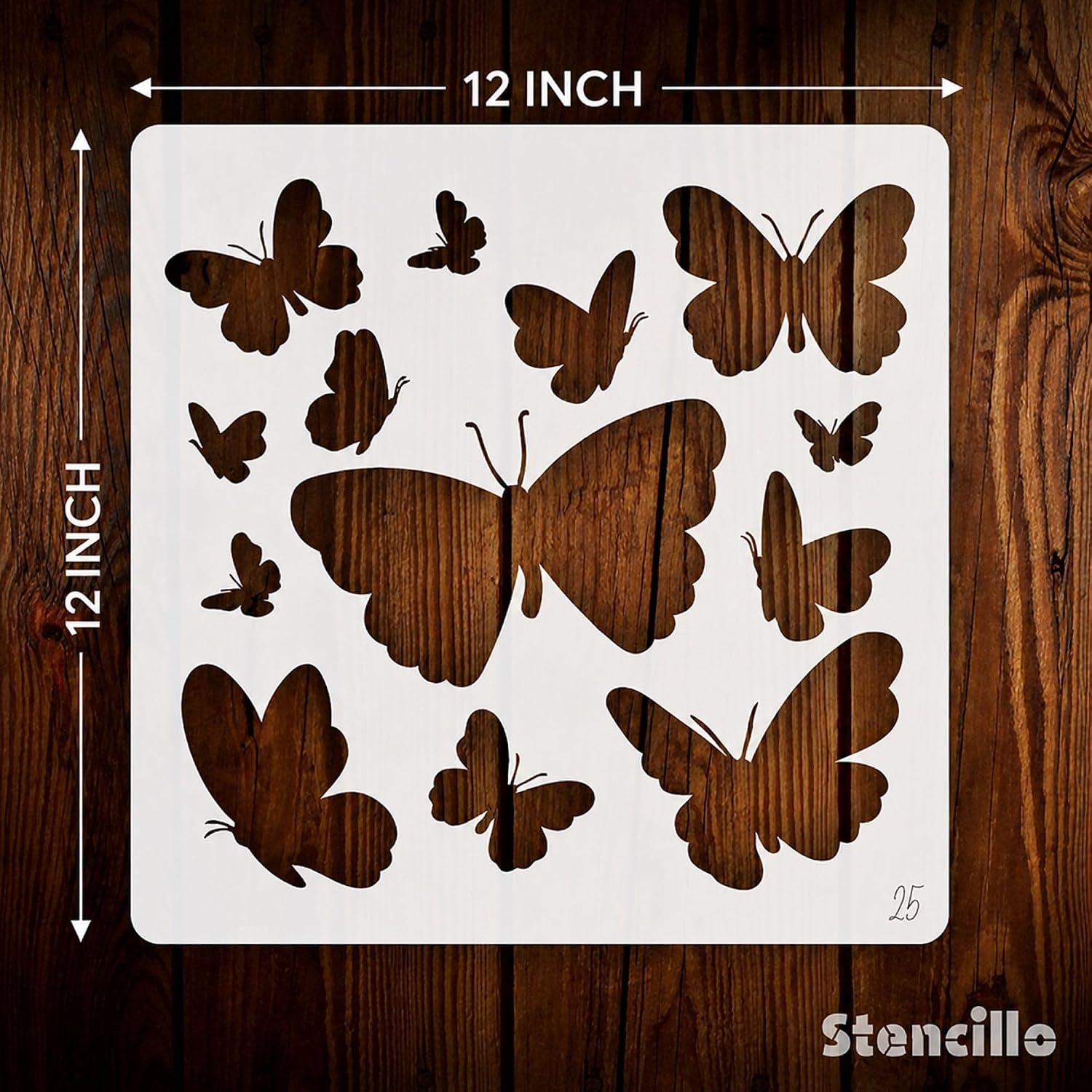 butterfly painting stencil for walls