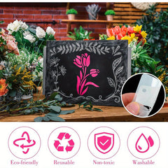 tile painting flower templates