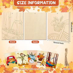 maple leaf wooden cutouts