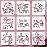 quotes stencils for craft and art