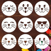 bunny stencil face paint for easter stencil reusable stencils for painting reusable stencils for wall painting happy easter stencil face painting stencil for kids face stencils for painting