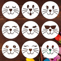 bunny stencil face paint for easter stencil reusable stencils for painting reusable stencils for wall painting happy easter stencil face painting stencil for kids face stencils for painting
