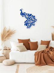 Cliths Wooden Peacock Stencil for Wall Painting Diwali Rangoli Mandala Art DIY Craft Projects