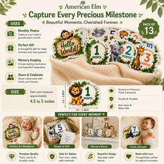 newborn keepsake milestone cards