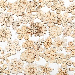 diy wooden flower shapes