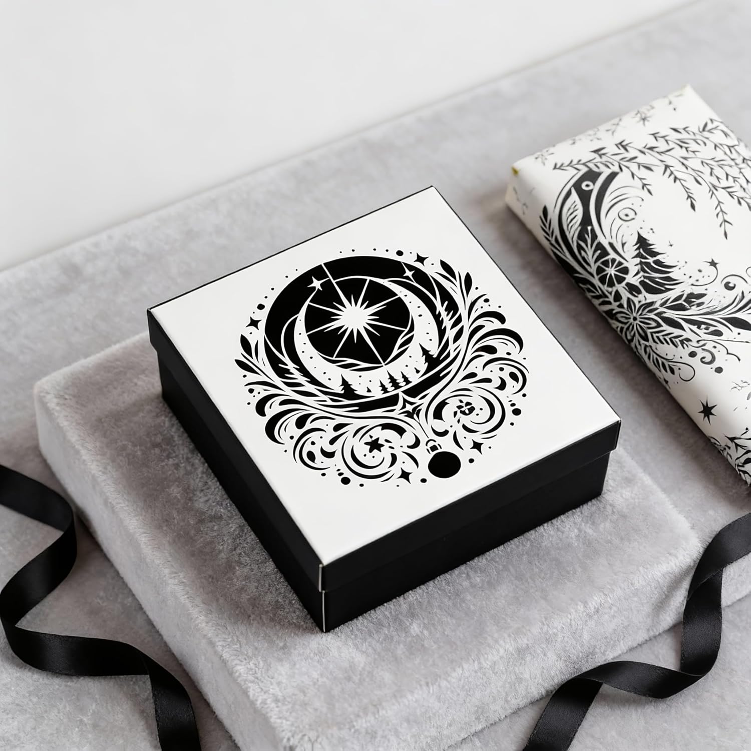 ramadan celestial decor stencil