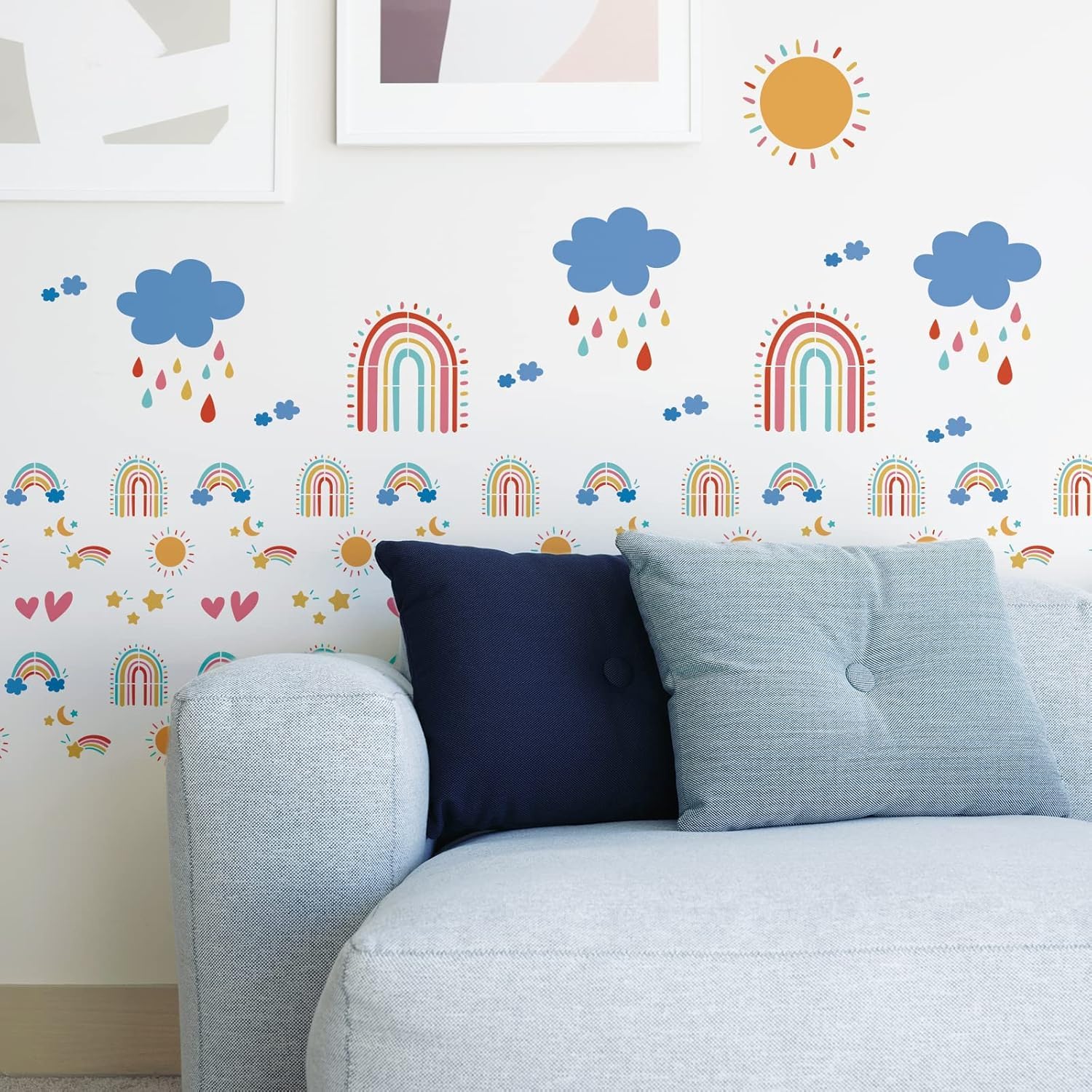 reusable kids wall painting templates
