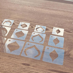 mandala wall art stencil set