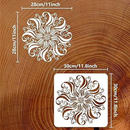 reusable stencil for painting works smoothly on canvas