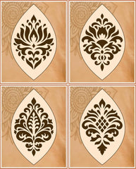 small stencil for mdf base craft projects