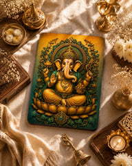 Ganesh Ji matte finish wall art