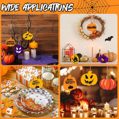 wooden ornaments halloween thanksgiving