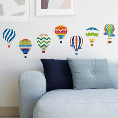 balloon wall art stencil DIY decor