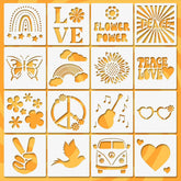 love stencils for wall painting peace stencil boho love peace plastic stencils craft stencils for diy art stencil kit for kids flower stencils for wall painting heart stencils for wall painting stencils for painting on walls