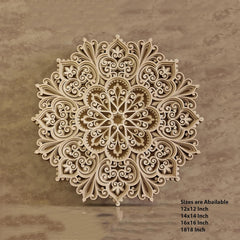 American Elm 3D Mandala Wall Art Layered Wooden Decoration Home Office Decor MDF Wall Hanging Gift