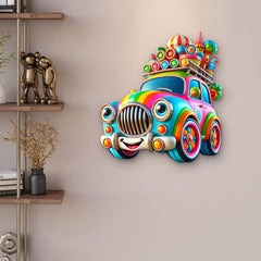printed mdf animated vehicle cutouts for children's room