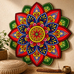 mandala flower wall art for home decor