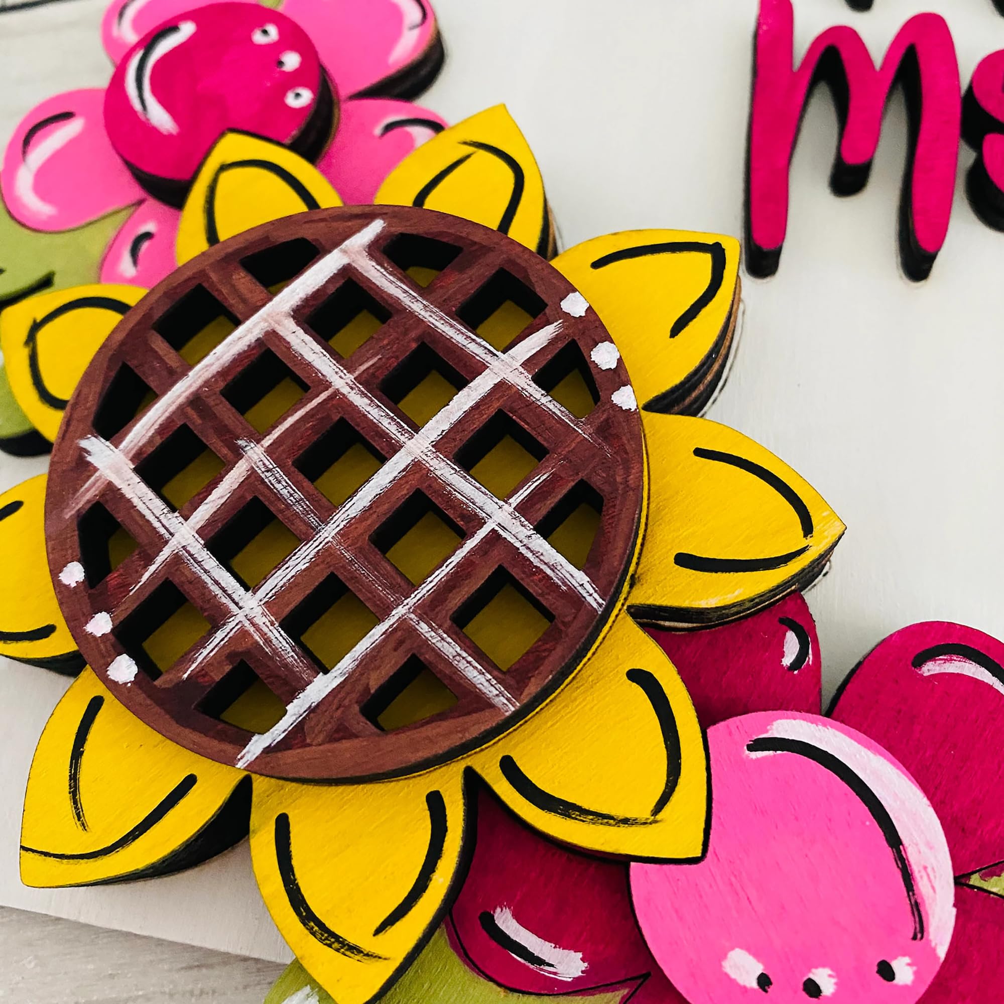 paintable wooden mothers day sign for artistic moms