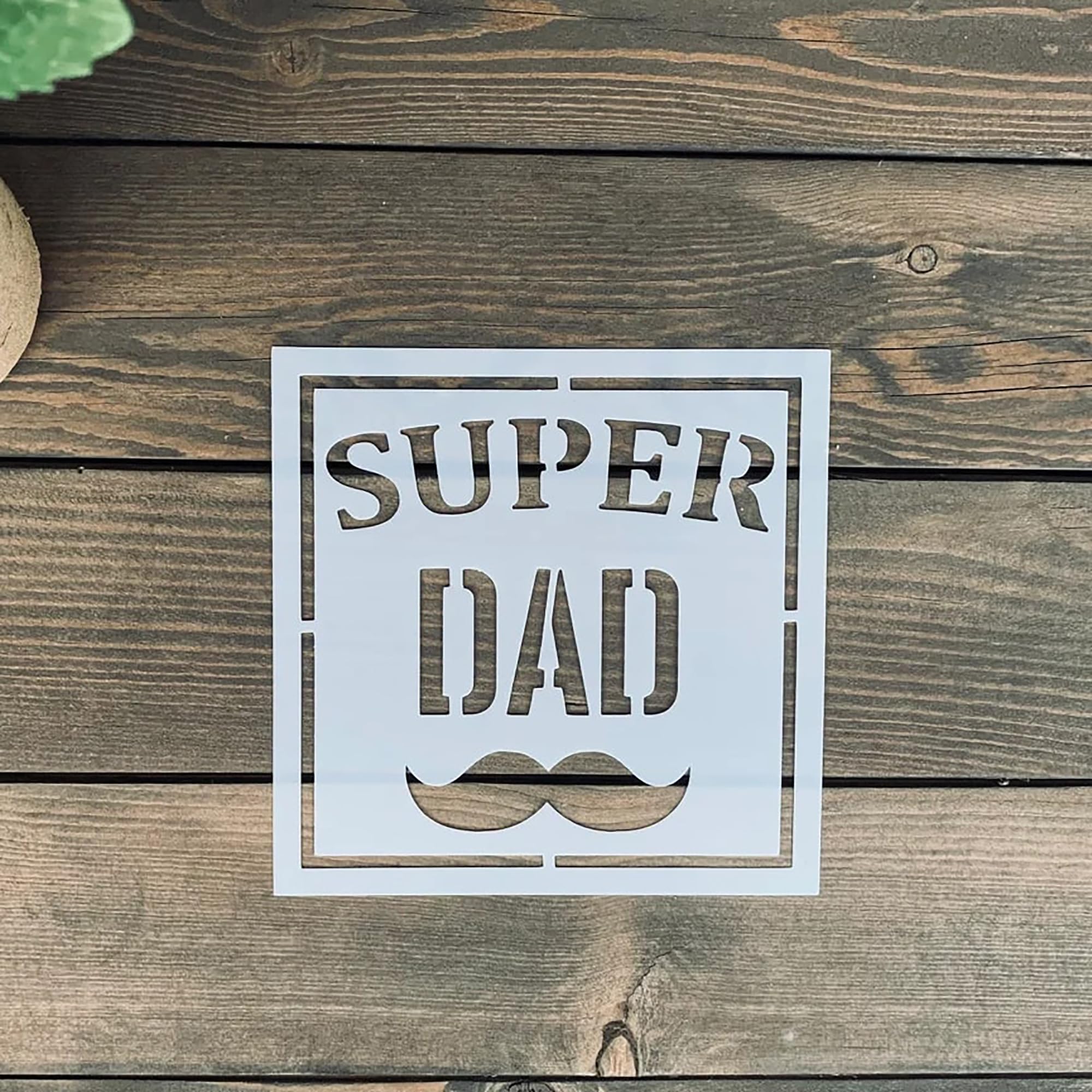 6 piece dad theme stencils