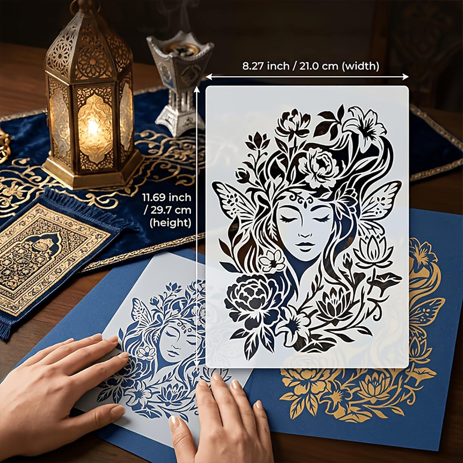 a4 stencil for wall painting projects