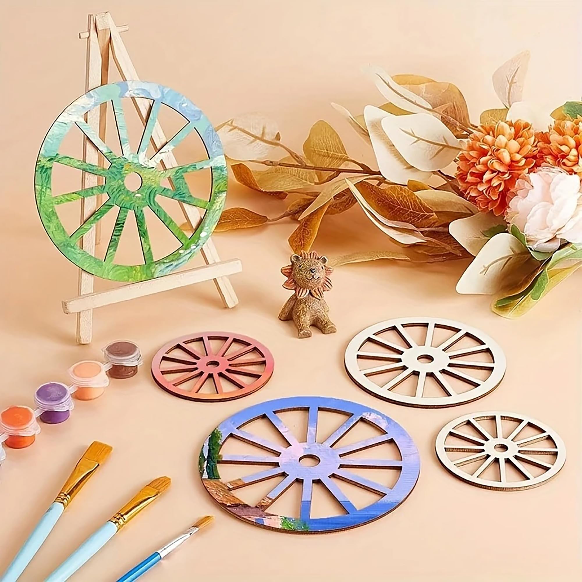 motor-themed wood craft blanks