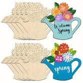 wooden watering can cutouts