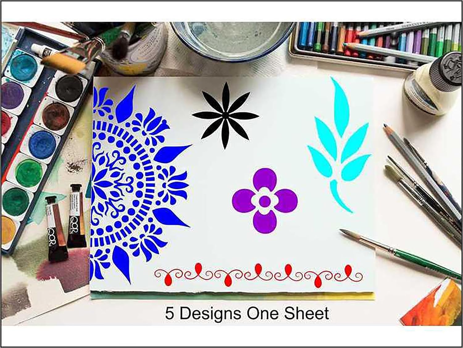rangoli stencil