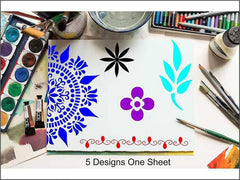 rangoli stencil