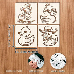 duck stencils reusable cute