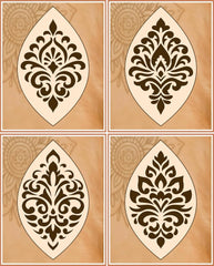 festival diy stencil for diwali crafts