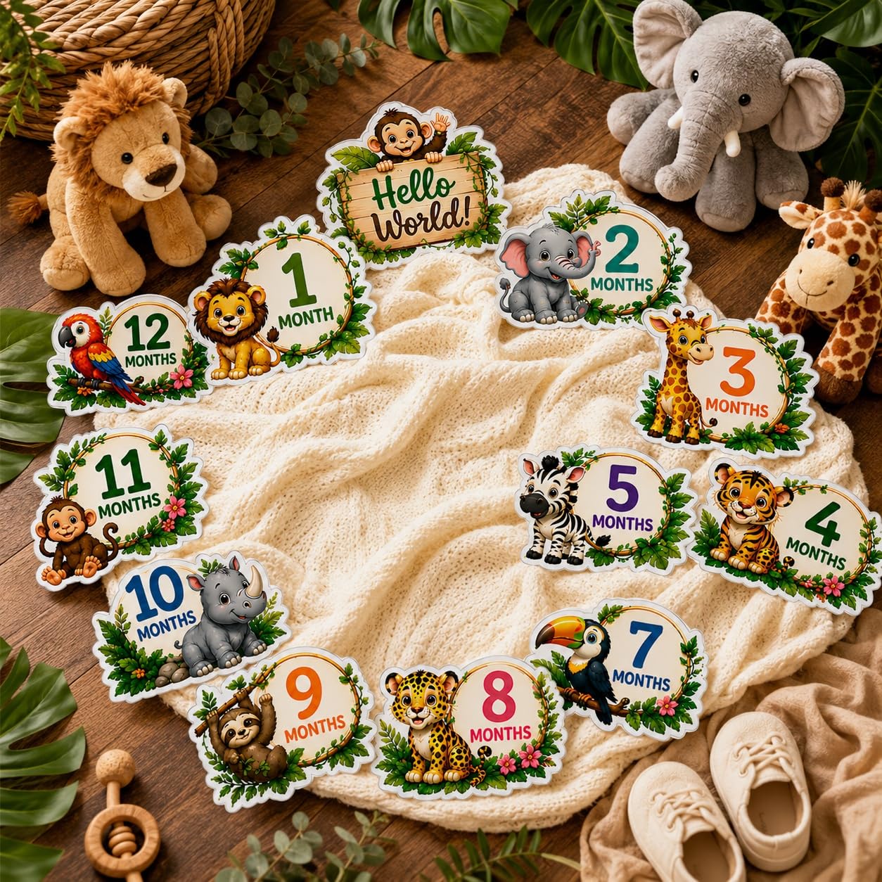 safari nursery photography props