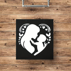 family love painting stencil