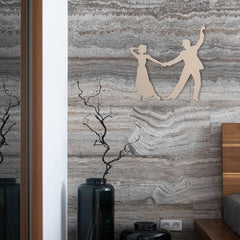 Cliths Dancing Couple Wood Cutout MDF Wedding Decor for DIY Craft & Gifts 2.7mm Thick