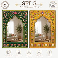 Jharokha Mirror Wall Hanging for Living Room