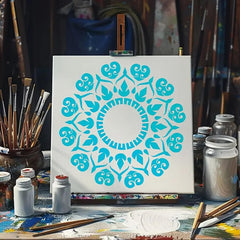 henna-inspired craft stencil