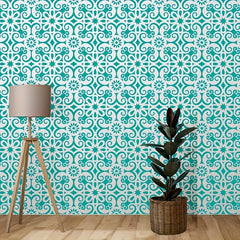 reusable stencil for mdf board geometric design