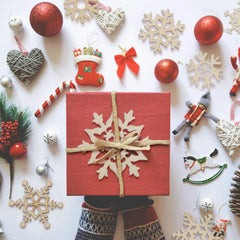 Blank wood snowflakes